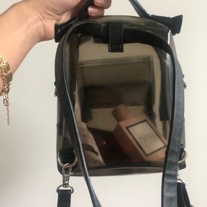 Zara see through backpack